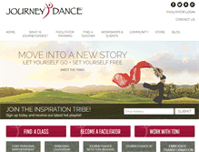 Tablet Screenshot of journeydance.com